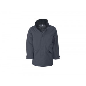 PARKA ACOLCHOADA C/ CAPUZ CINZA K677 